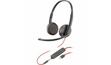 Poly Blackwire 3225 Stereo Headset +USB-C/A Adapter TAA 8M3X7AA#ABA