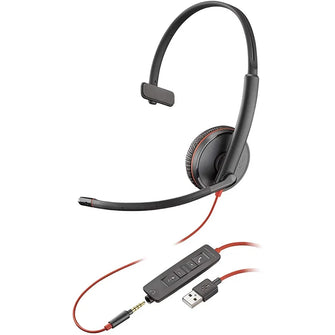 Poly Blackwire C3215 USB-C/A & 3.5mm (Poly 209746-101 or HP 8X227A6)