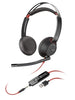 Poly Blackwire 5220 Stereo USB-C MS TEAMS Headset +3.5mm Plug & USB-C/A Adapter (8M3W5AA)