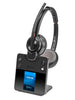 Poly Savi 8420 Office Stereo DECT Headset TAA (Desk Phone + PC + Mobile) 8L7F3AA#ABA