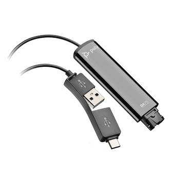 Poly DA75 USB Adapter (USB-A & USB-C) 218266-01 or HP 786C6AA