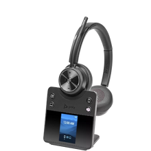 Poly Savi 7420 Office Stereo Microsoft Teams Certified DECT 1920-1930 MHz Headset TAA 8L588AA