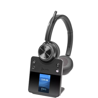 Poly Savi 7420 Office Stereo Microsoft Teams Certified DECT 1920-1930 MHz Headset TAA 8L588AA
