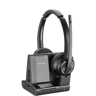 Featured Videos Poly Savi 8220 Office Wireless Headset Teams Version (Poly 207326-01 or HP 7S4B6AA)