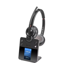 Poly Savi 8420 Office Stereo Microsoft Teams Certified DECT Headset (Desk Phone + PC + Mobile) 8L7F6AA