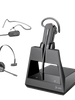 Poly Savi 8445 Office Microsoft Teams Certified DECT Convertible Headset (Desk Phone + PC + Mobile) Poly 221108-201 or HP 8L7F1AA)