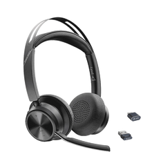 Poly Voyager Focus 2 Microsoft Teams Certified USB-C-C Headset +USB-C/A Adapter (9T9J4AA)