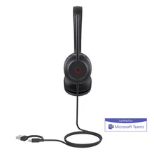 UH35 Dual Teams USB-C/A – Yealink USB Wired Headset with USB-C and USB-A for Microsoft Teams 1308163