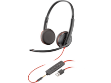 Poly Blackwire 3225 Stereo USB-A Headset (Bulk) 80S11A6