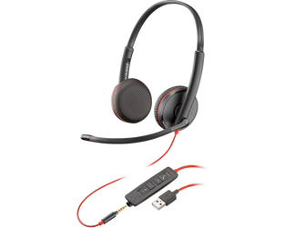 Poly Blackwire 3225 Stereo USB-A Headset (Bulk) 80S11A6