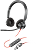 Poly Blackwire 3320 Stereo USB-C Headset +USB-C/A Adapter (HP 8X219AA)