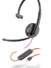 Poly Blackwire C3210 USB-A Headset (Poly 209744-101 or HP 80S01A6) **Replaced with 8X214A6