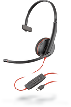 Plantronics Blackwire 3210 USB-C Headset (Poly 209748-101 aka HP 80S09A6)