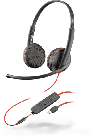 Poly Blackwire C3225 Stereo USB-C Headset 80S04AA