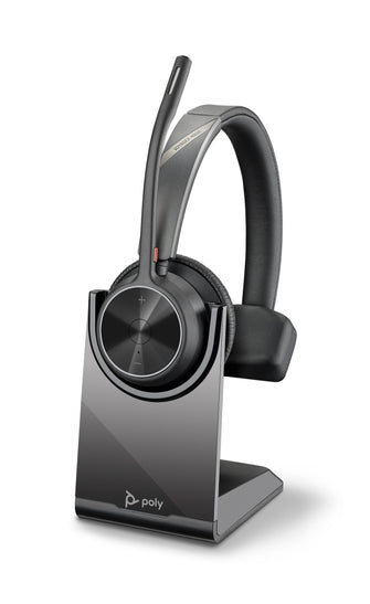 Poly Voyager 4310 UC Wireless Headset With Charge Stand, USB-A +BT700 Dongle (Poly 218471-01 or HP 77Y92AA)